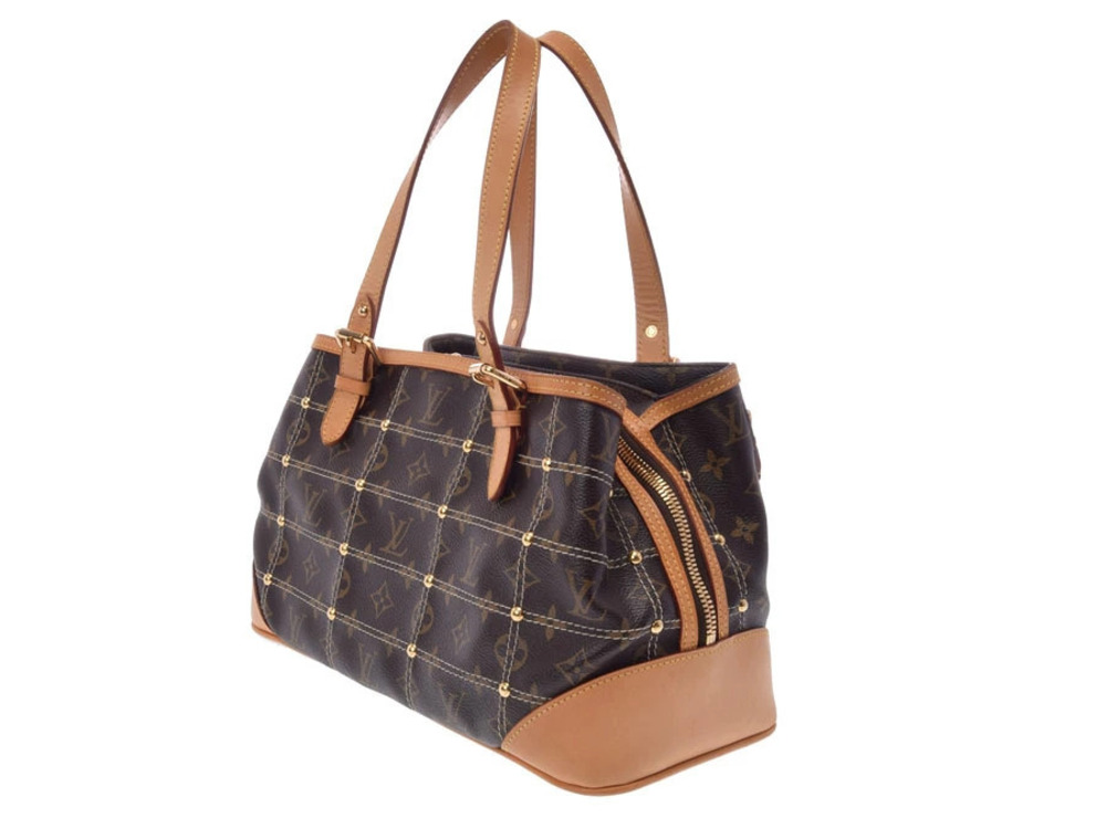 Louis Vuitton Monogram Bag Rivet Brown